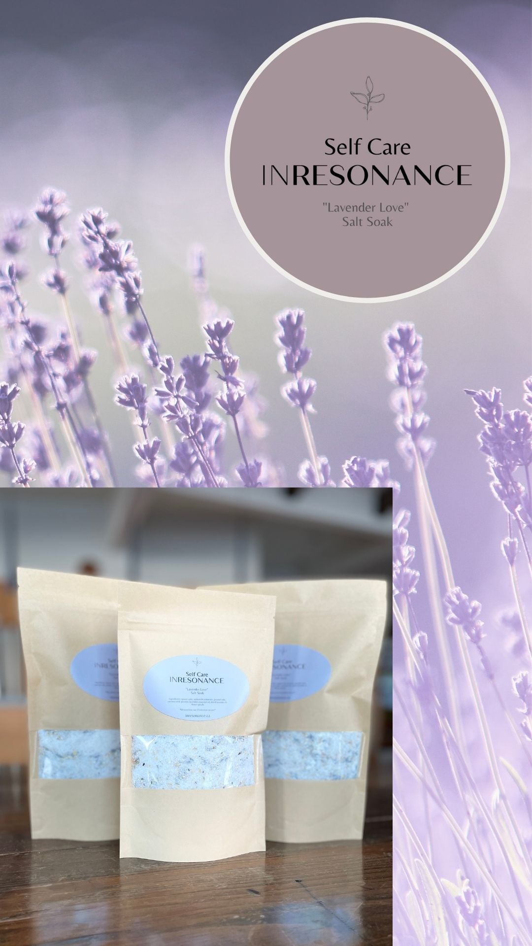 "Lavender Love" Salt Soak